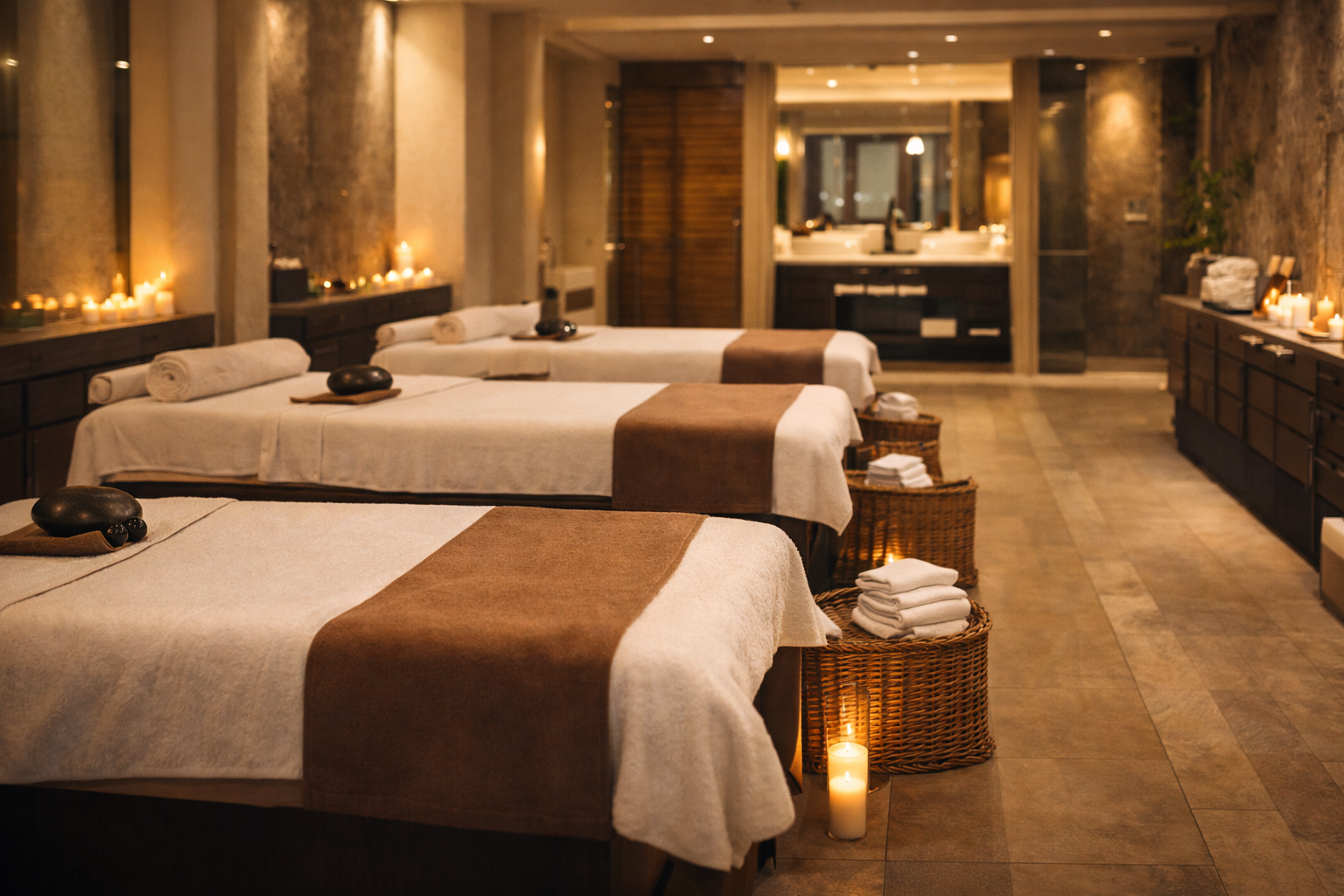 نقوم بإنشاء وتجهيز مراكز المساج والسبا من الصفر، وفق تصميم مدروس يخدم التشغيل الفعلي. نهتم بتوزيع المساحات، اختيار المعدات، وتجهيز المكان بما يضمن راحة العميل وسهولة الإدارة من اليوم الأول.